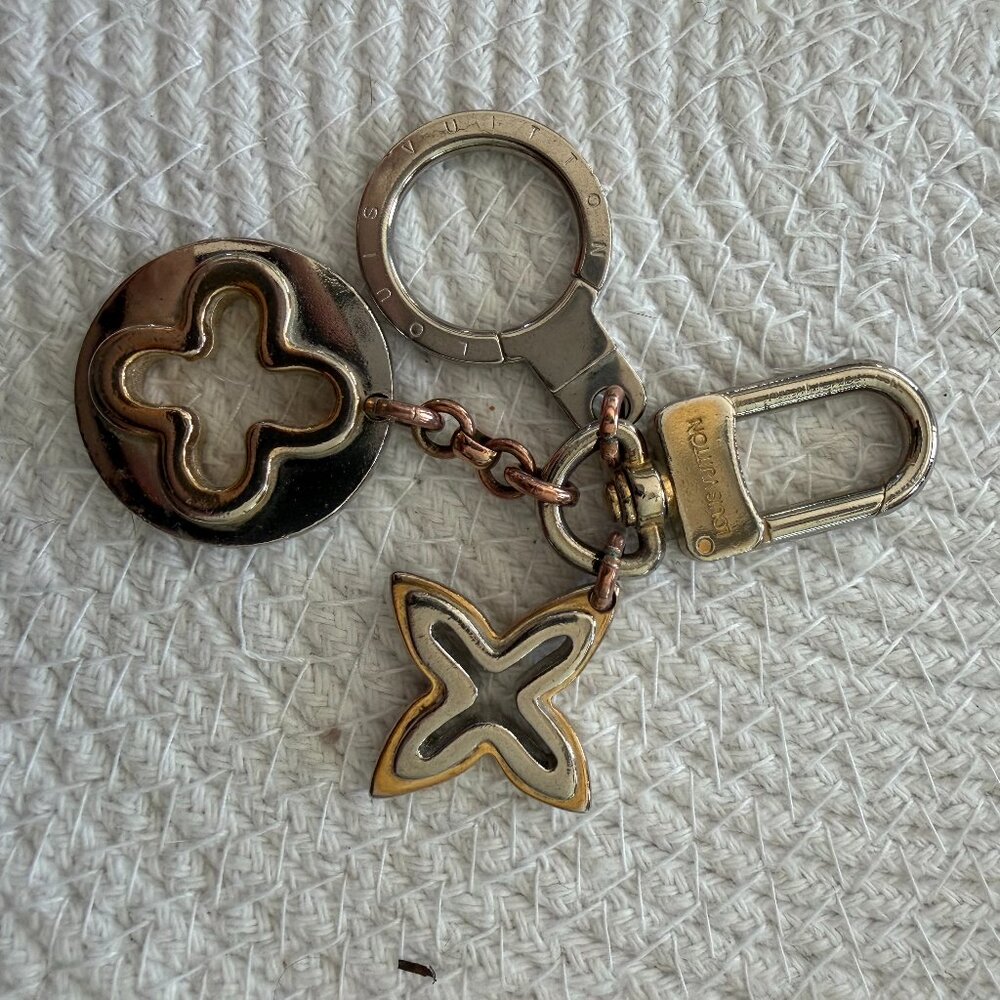 Louis Vuitton Insolence Silver Gold Bag Key Charm